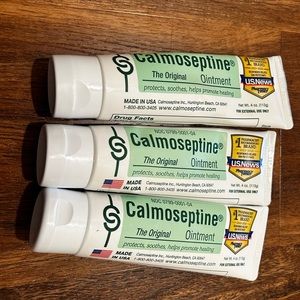 Set of 3 Calmoseptine ointment for diaper rash baby toddler kid